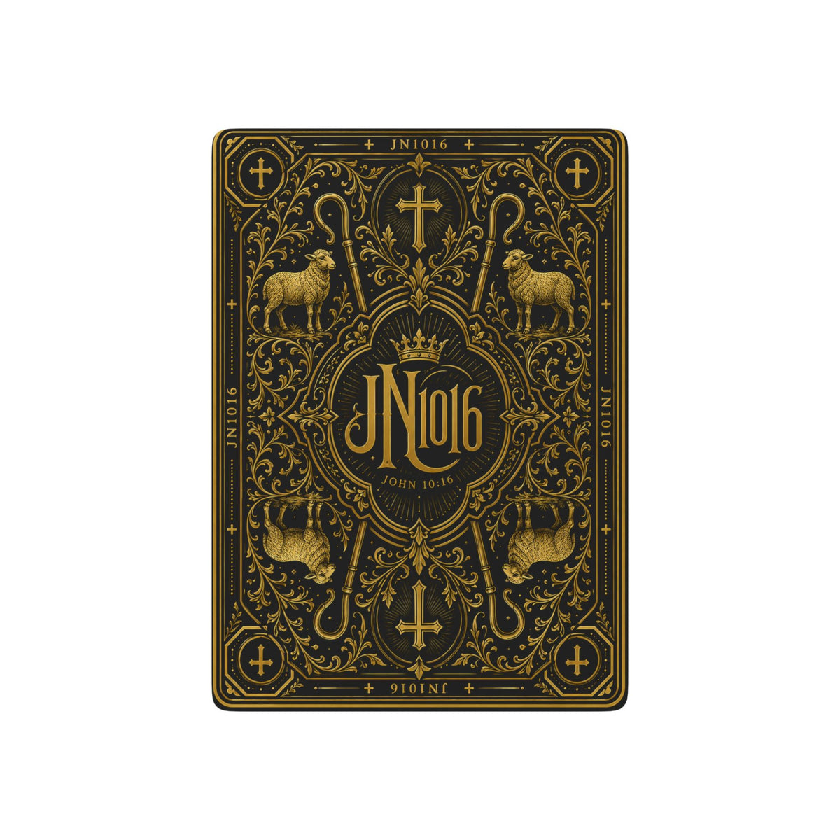 The One Flock Playing Cards — Black & Gold Edition