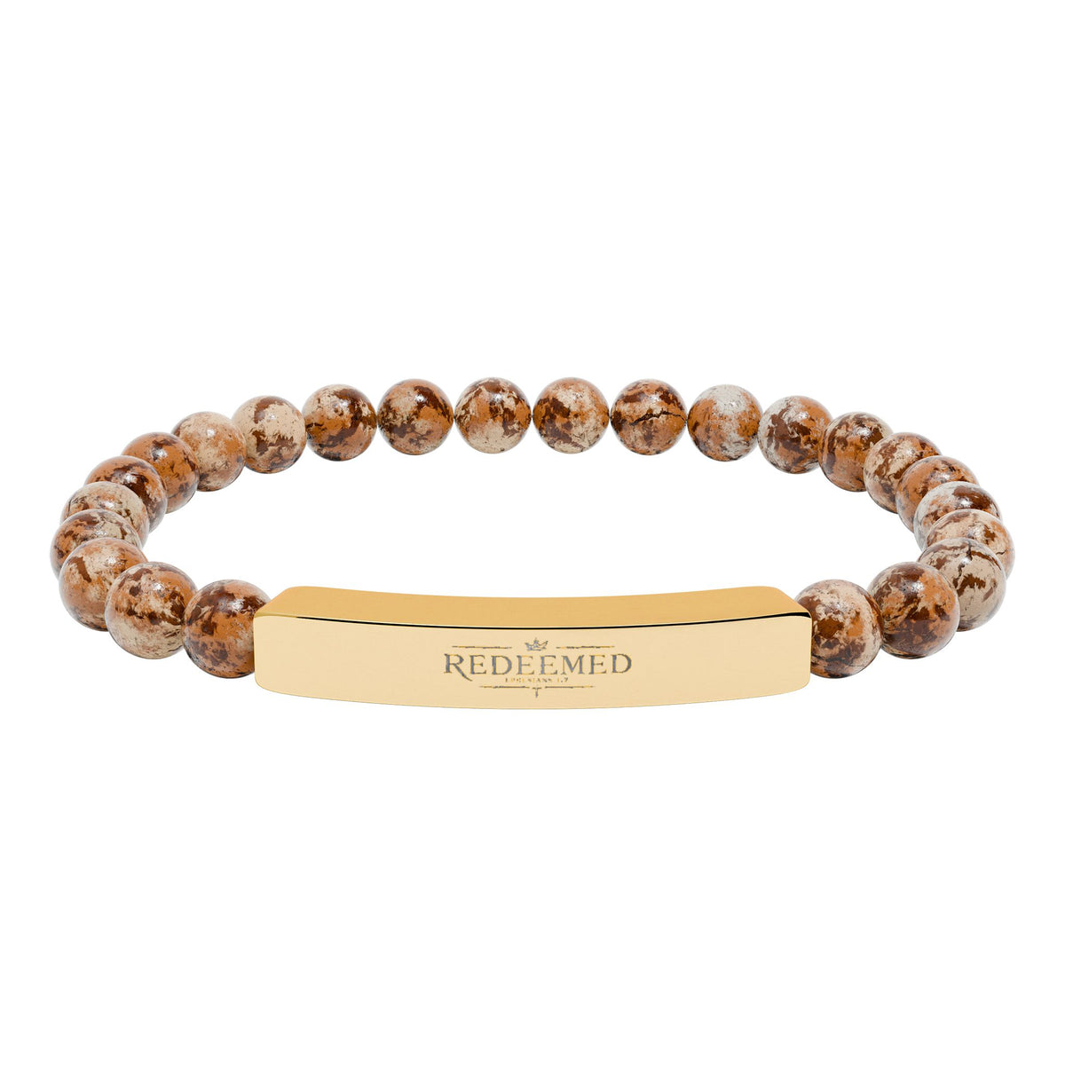 REDEEMED Engraved Bracelet — Ephesians 1:7