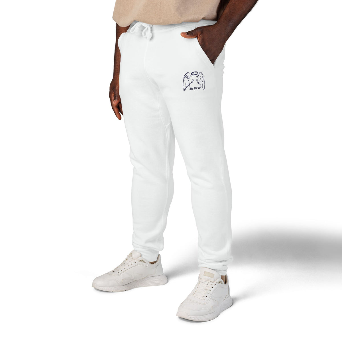JN1016 ROYAL EMBROIDERED FLEECE SWEATPANTS