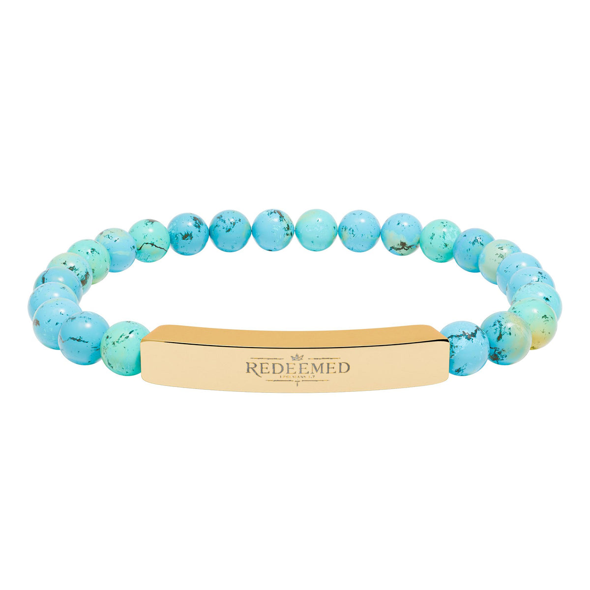 REDEEMED Engraved Bracelet — Ephesians 1:7