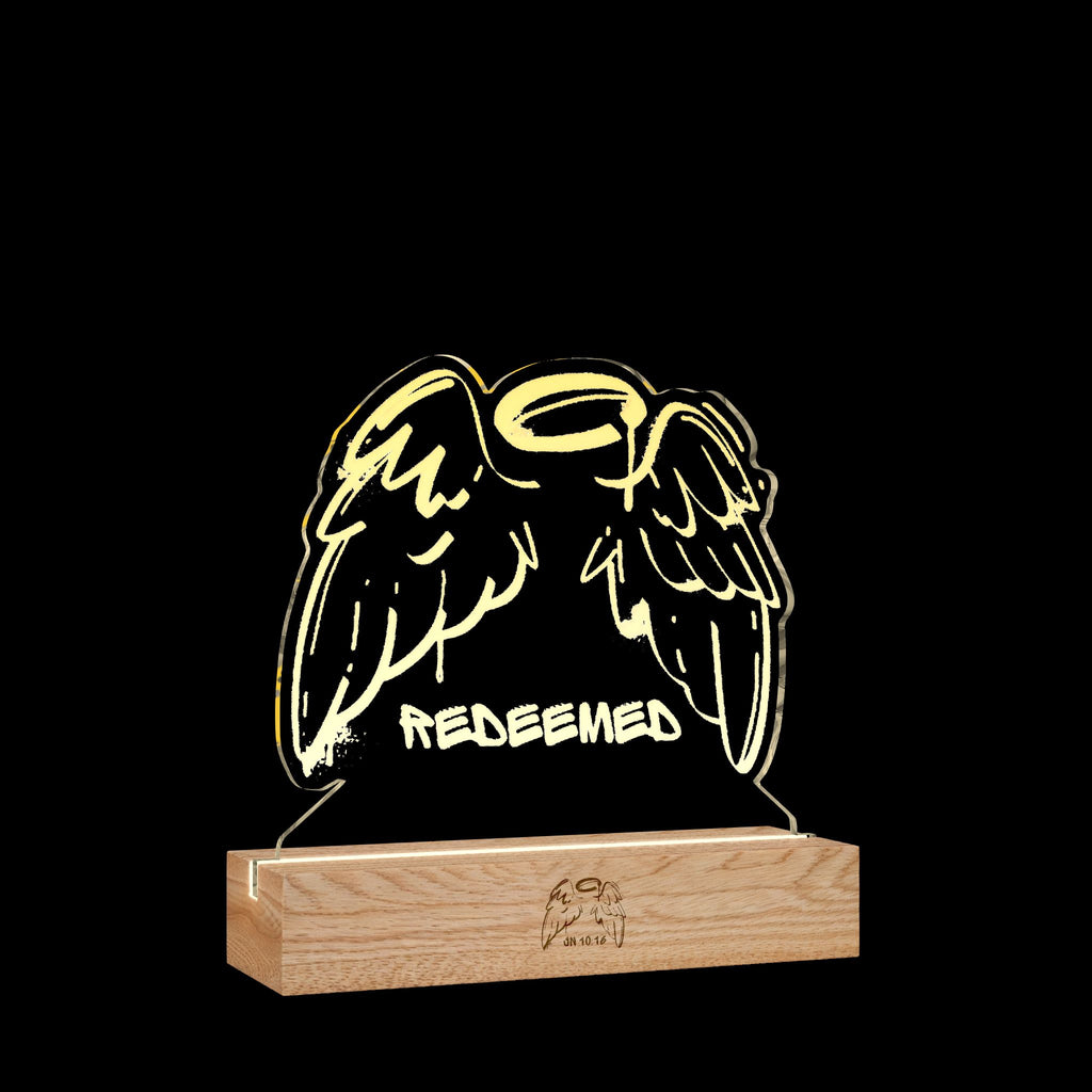 Angel Wings Custom UV Night Light