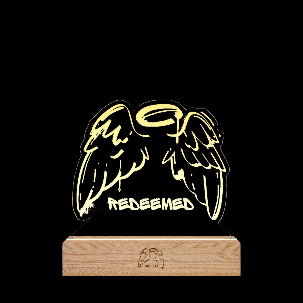Angel Wings Custom UV Night Light