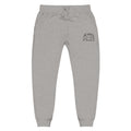 GREY JN1016 EMBROIDERED FLEECE SWEATPANTS
