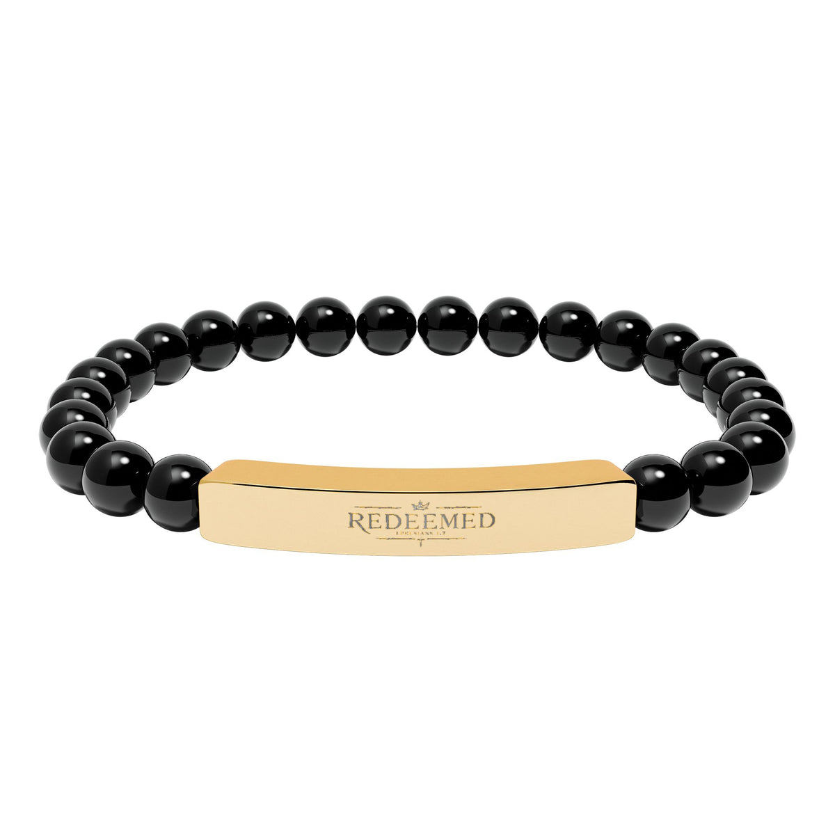 REDEEMED Engraved Bracelet — Ephesians 1:7
