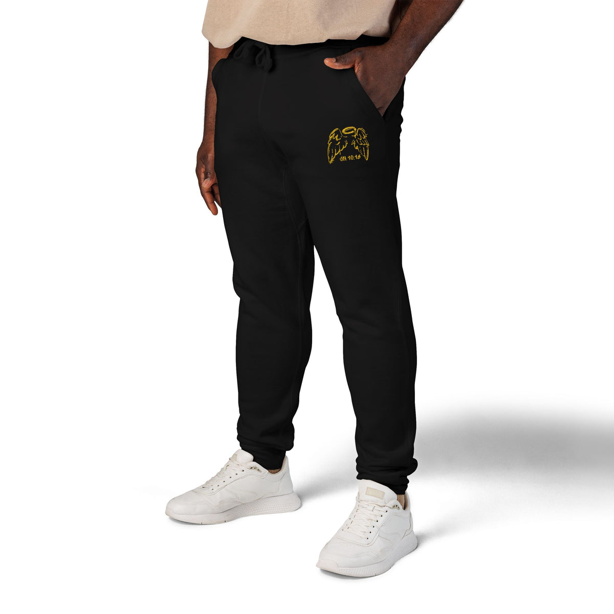 JN1016 EMBROIDERED FLEECE SWEATPANTS