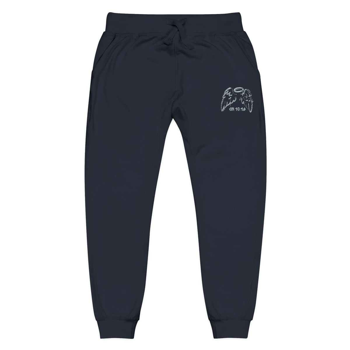JN1016 CLEANSE EMBROIDERED FLEECE SWEATPANTS