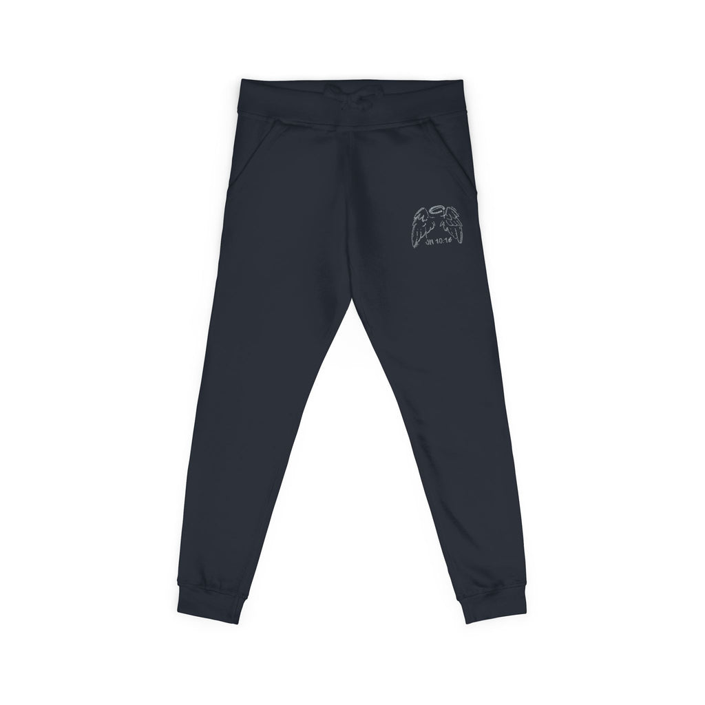 JN1016 CLEANSE EMBROIDERED FLEECE SWEATPANTS