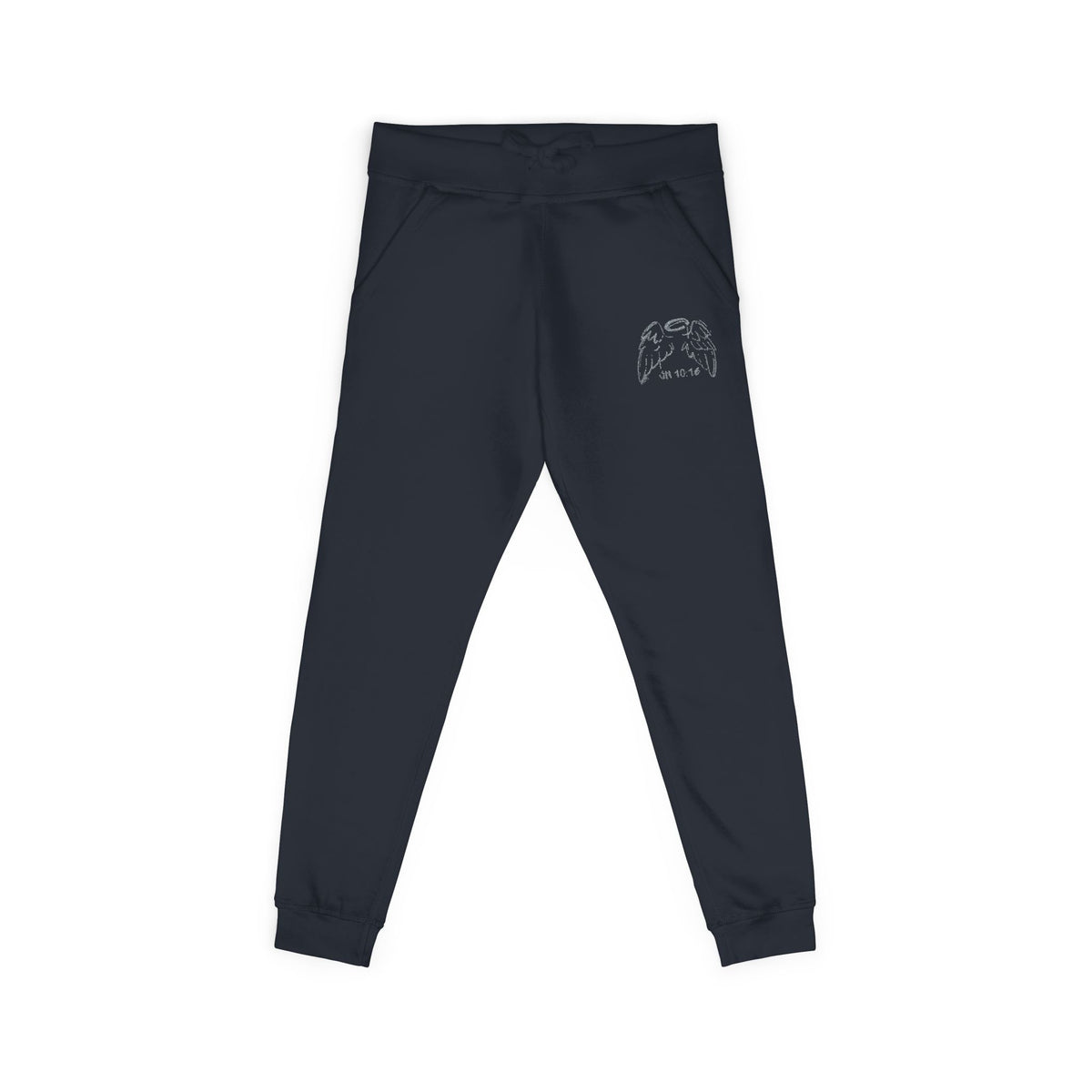 JN1016 CLEANSE EMBROIDERED FLEECE SWEATPANTS
