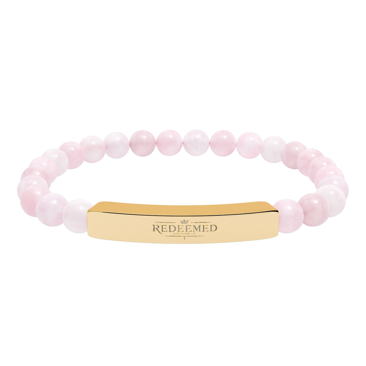 REDEEMED Engraved Bracelet — Ephesians 1:7
