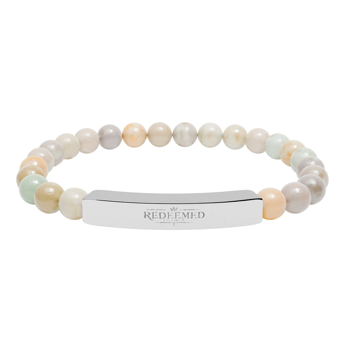 REDEEMED Engraved Bracelet — Ephesians 1:7
