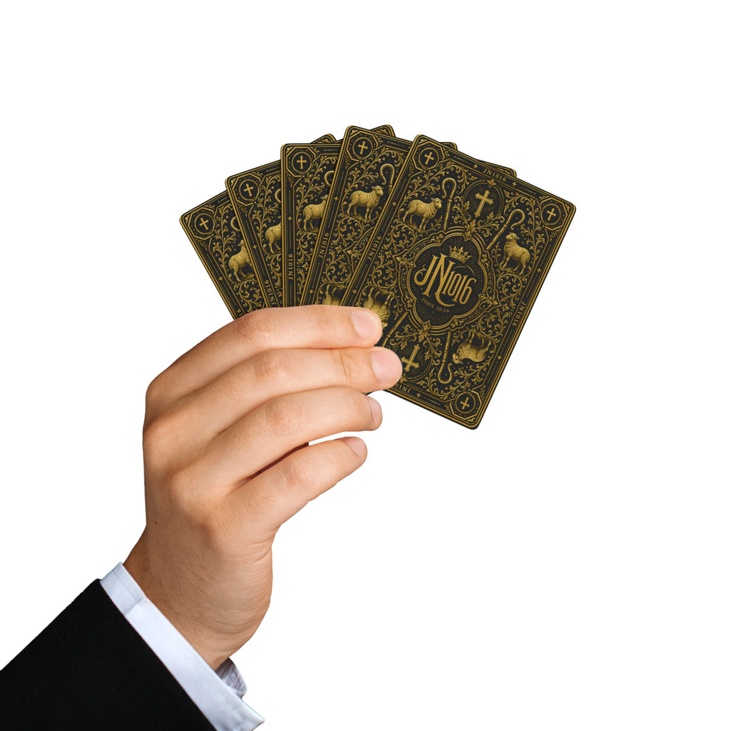 The One Flock Playing Cards — Black & Gold Edition