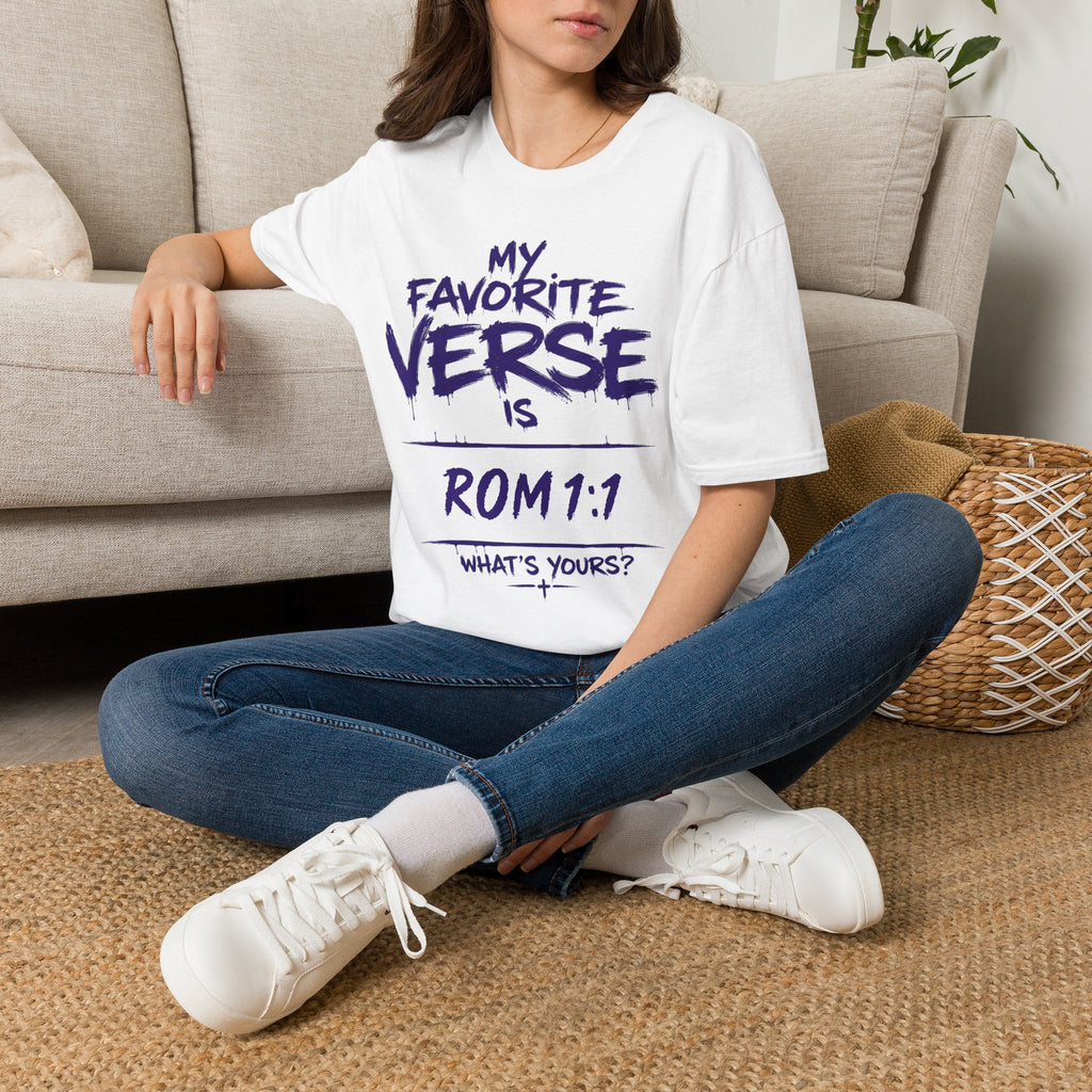 My Favorite Verse T-Shirt — Personalized