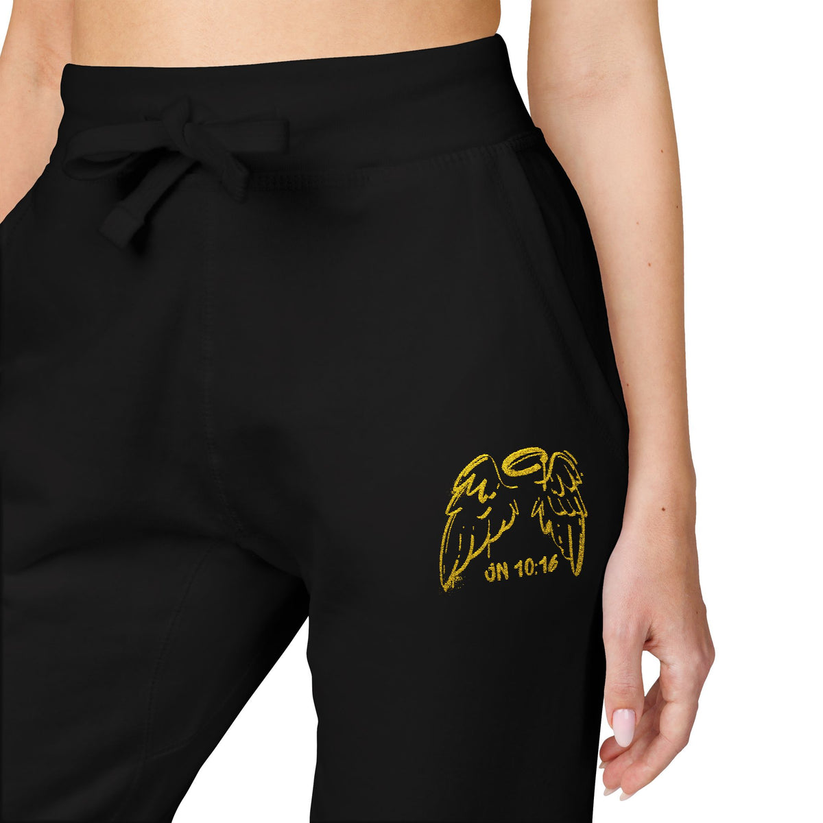 JN1016 EMBROIDERED FLEECE SWEATPANTS