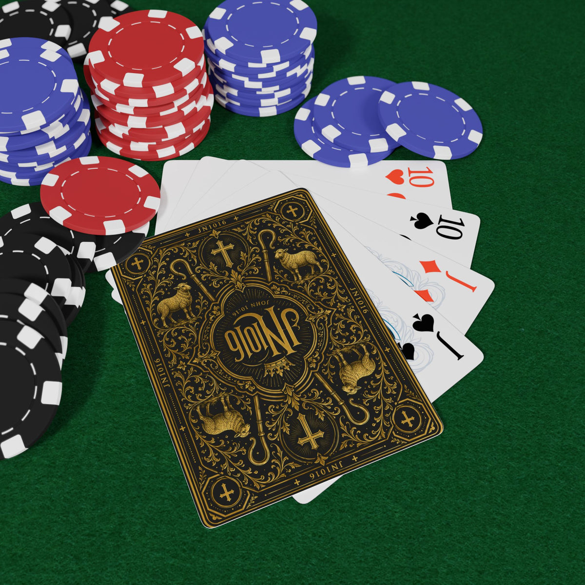 The One Flock Playing Cards — Black & Gold Edition