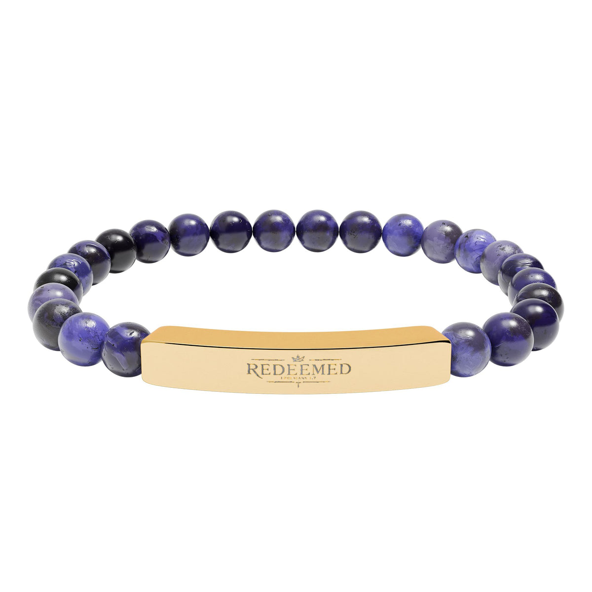 REDEEMED Engraved Bracelet — Ephesians 1:7